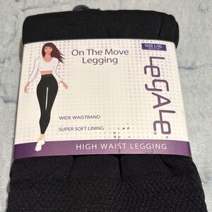 NWT Legale Black High Waist Legging.
